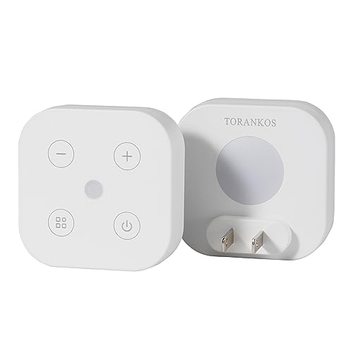 Image of 2 Pack 630nm Dim Red Sleep Light Plug in Night Light, Baby Nursery, Kids Adult Sleep Light, Blue Purple Red Three Colors Night Light, Dimmable, Bedroom, Bathroom, Hallway, Kitchen