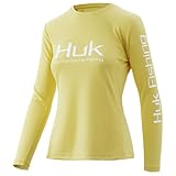 HUK Camiseta para Mujer Icon X | Camiseta de Manga Larga para Mujer
