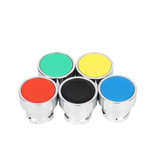 1 pièce de tête de bouton plate électrique série ZB2 ZB2BA1C BA2C BA3C BA4C BA5C BA6C(ZB2BA3C Green)