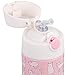 Snug Kids Water Bottle - insulated stainless steel thermos with straw (Girls/Boys) - Cats, 12oz
