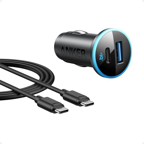 USB C Car Charger, Anker 49.5W PowerDrive Speed+ 2 Car