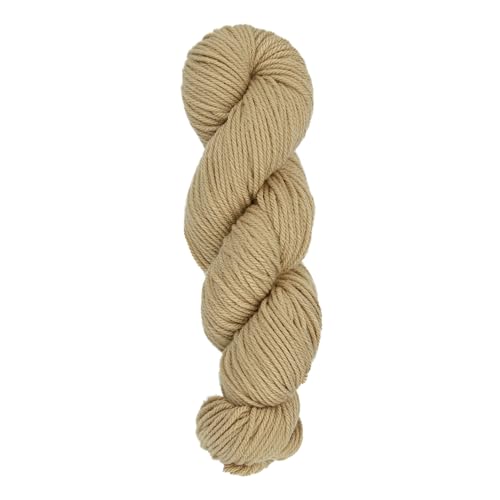 Image of Ganga Alisha Hand Knitting Yarn, 100% Acrylic Pack of 300 GMS (ALS21 - Tan)