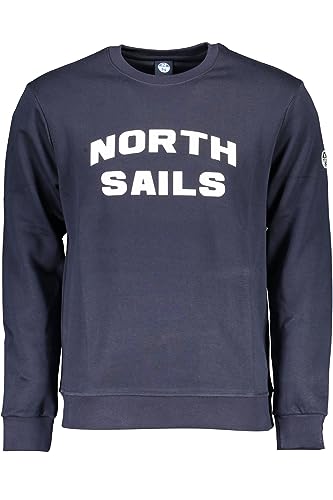 Sweat North Sails homme bleu marine sans zip col rond en coton