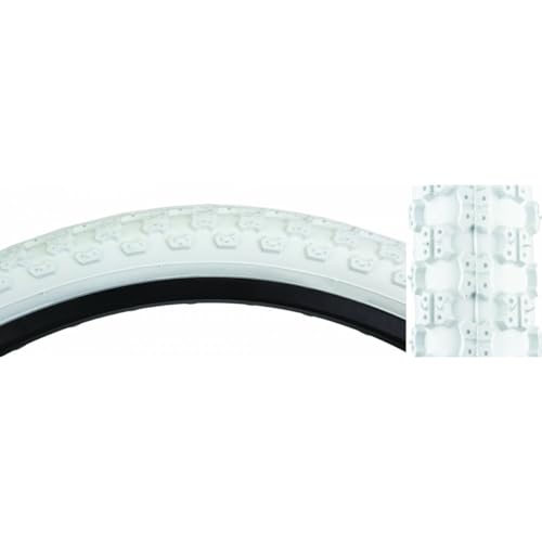 Sunlite MX3 BMX Tires, 14" x 2.125", White/White