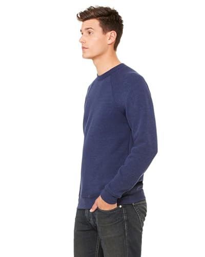 Bella Canvas Sponge Fleece Crew Neck Sweatshirt (3901) Deep Heather/Navy, 2XL3