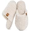 EverFoams Pantuflas mullidas para mujer, cálidas, acogedoras, suaves, ligeras, de espuma viscoelástica, zapatos para interiores