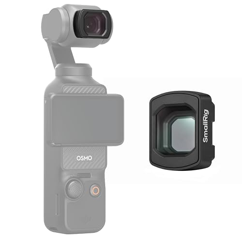 SmallRig 0.72X Wide-Angle Lens for DJI Osmo Pocket 4/3, Magnetic Attachment - image 1