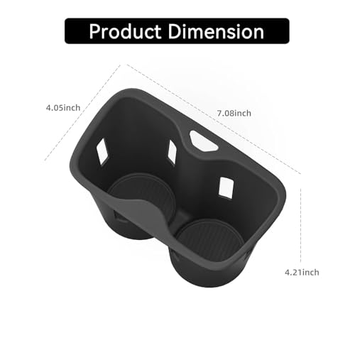 Insert porte gobelet auto pour BYD Sealion 7 finition premium durable - 3