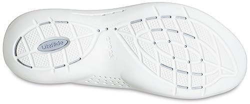 Image of Crocs Mens 206715-4lc Sneaker, Blue Steel /Microchip, 7 UK M / 8 UK W (M8W10)