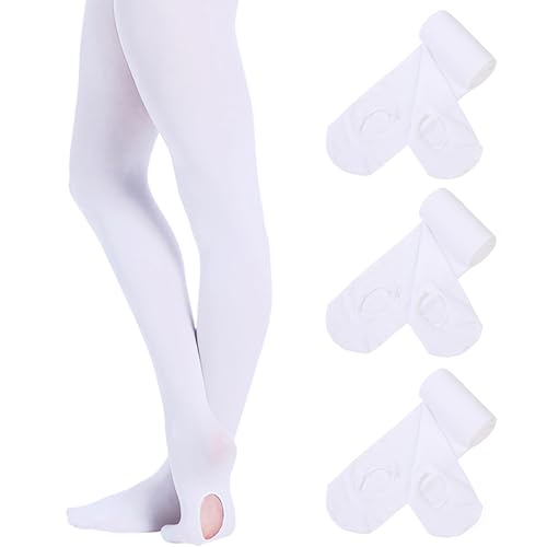Dancing Kitty 3 Pairs Ballet Dance Tights -toddler Girl Women