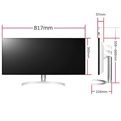 Image of LG Monitor Display 34WK95U-W 34-inch / 5K2K UltraWide (5120 x 2160) / Display HDR600 / Nano IPS /Thunderbolt 3, 2 HDMI, DP / 3-Year No-Scatter Warranty