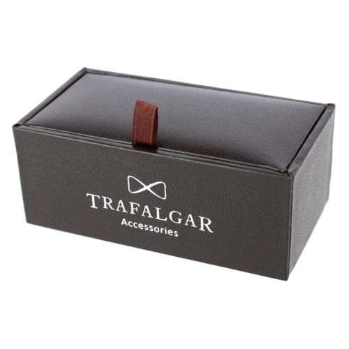 Mancuernillas Trafalgar con diseño de tablero a cuadros miniatura 4