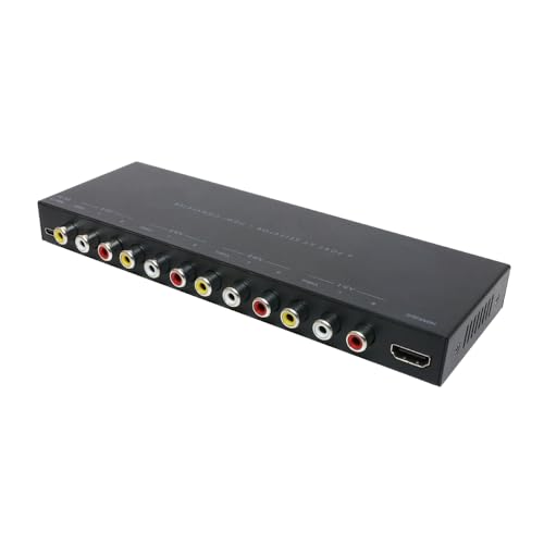 MCO AV端子-HDMI 変換器 4入力 1出力 レトロゲーム機やビデオデッキをHDMIで出力可能 Z1511