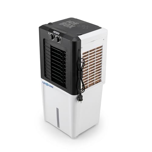 Image of 45L Frosty Air Cooler for Room Cooling | Anti Bacterial Honey Comb Pads | Collapsible Louvers | Compatible Wheels for Easy Moving | 9 Feet Air Throw Distance