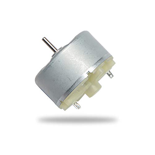 Elektromotoren RF-500, DC 1.5-24 V 1500-10000Rpm Leerlaufdrehzahl DC Motor 32mm Durchmesser, Silber