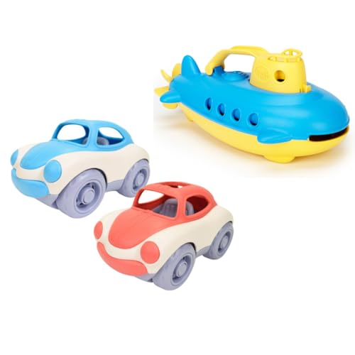 Voitures et sous-marins à toit souple pour transformer l'heure du bain des enfants