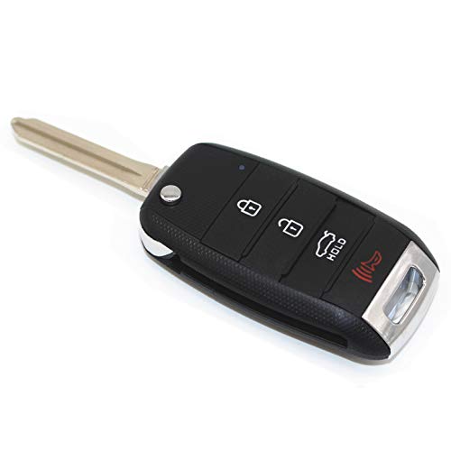 Keyless Remote Entry Flip Remote Key Fob Case Key Shell fit for KIA Sorento Carens Case Fob 4 Buttons
