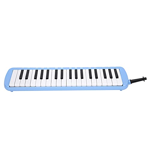 Melodica, Melodica 37-Tasten-Tastatur-Blasmusikinstrument für Professionelles Anfängertraining (Blau)
