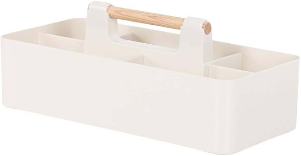 収納ボックス 多機能 仕切りボックス 持ち手付き 小物 化粧品 ホワイト Amazon.co.jp: MaT store 収納ボックス 多機能 仕切りボックス 持ち