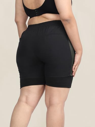 Image of CHKOKKO Gym Shorts for Women Workout Sports Running Quick Dry Fit Double Layer Inner Compression with Pockets Breathable Lightweight Wear