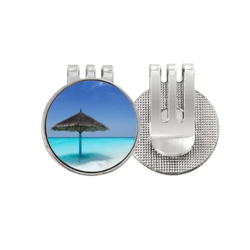 Marqueur de balle de golf clip aimanté chapeau émail art déco accessoire joueur sport