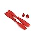 Gracilaria 8PCS RC Airplane Plastic Propellers 75mm Model Plane Positive Reverse Propellers for RC Plane Helicopter DIY Model Aircraft Building Project (1x75mm Mix Color)