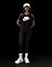 Nike Women's Sportswear Essentials Logo T-Shirt, Black/White, X-Large