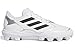 adidas Womens Purehustle 3 Mid White/Core Black/Silver Metallic 5