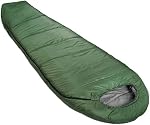 Amazon Basics -5°C Sac de couchage pour maman, 208 x 84 Centimètres, vert olive