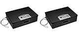 SentrySafe PL048E Electronic Security Box, 0.5 Cubic Feet, Black (Pack of 2)