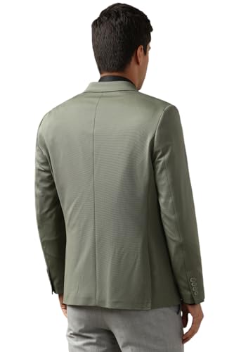 Image of Peter England Men's Neo Slim Knit Textured Blazer