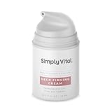 SimplyVital Premium Neck Firming Cream for Wrinkles – Skin Tightening Formula for Face and Body with Hyaluronic Acid, Vitamins E & C – Anti-Aging Moisturizer for Chin, Chest & Neck Care