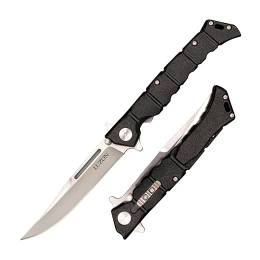 Cold Steel CS-20NQL Enhandskniv, vikkniv, medium, Luzon-bladlängd: 10,16 cm, rostfritt stål, flera färger