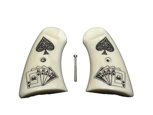 Faux Ivory Dead Man's Hand Uberti Schofield Grips