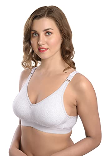 MiEstilo Women's Cotton Blend Non-Padded Wirefree T-Shirt Bra Combo - Image 3