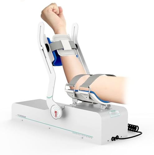 PP-Eic Electric Elbow Joint Arm Rehabilitation Device, Smart Button Speed Adjustment, -10°-150° Full Angle Exercise, Used for Upper Limb Arm Fracture Postoperative Rehabilitation,Adults