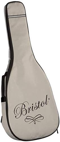 Miniatura 3 de Guitarra acústica y estuche rígido Bristol BD-16 Dreadnought, Madera