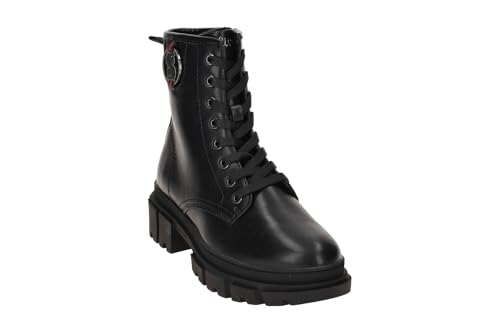s.Oliver Damen Stiefeletten ohne Absatz zum Schnüren Vegan, Schwarz (Black), 37 EU – Ansicht 3