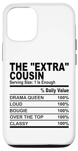 The extra cousin Funny cousins 男性 女性 家族 再会 スマホケース iPhone 12/12 Pro 用