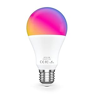 Smart LED Light Bulb 150W Equivalent, 1600 Lumens 16W Alexa Light Bulb, E26 A19 Ultra Bright Color Changing Light Bulb, 2.4 GHz WiFi Dimmable Light Bulb Compatible with Alexa, Google (No Hub Required)