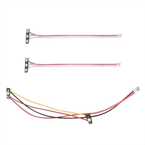 Luces de coche RC recambio de luces delantera y trasera accesorios de actualización 1/18