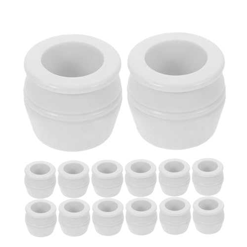 ibasenice 30個ミニ盆栽鉢 ミニチュア花壇模型 花壇模型?真ミニ鉢 微景観装飾用 ミニチュアガーデンアクセサリー ミニハウスフィギュアンズ対