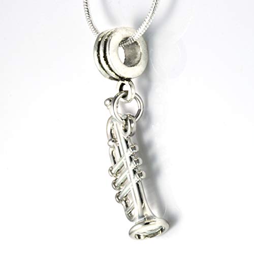 Trumpet Necklace - Trumpet Charm On A Trumpet Necklace For Men These Are Great Trumpet Gifts For Men And Trumpet Jewelry For Men A Nice His And Her Music Necklace For A Friend Or Relative #TOP3