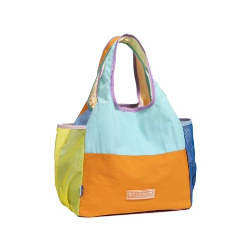 Tote Bag for Women, Multifunctional Large Puffers Handbag with Buckle & Compartments, Lightweight Top-Handle Bags