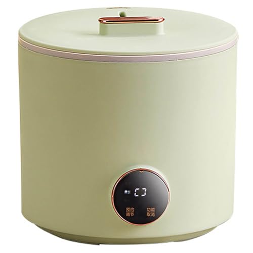 Mini Rice Cooker, Non-Stick Ceramic Pot for Perfect Rice and Soup, Compact for Small Kitchens or Singles