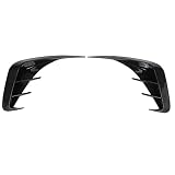 Car Rear Bumper Air Vent Spoiler, Rear Bumper Canard Diffuser Splitter Protector Fit for 3 Series G20 M Sport(carbon fiber print)