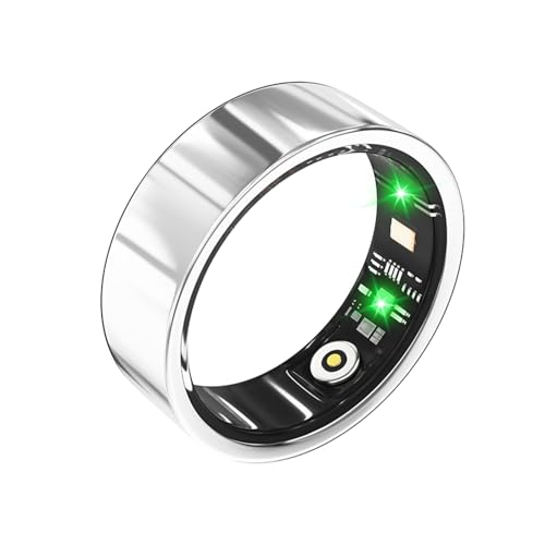 Bague intelligente IP68 pour homme et femme avec moniteur de fréquence cardiaque, de pression artérielle, d'oxygène, étanche, compteur de calories,...