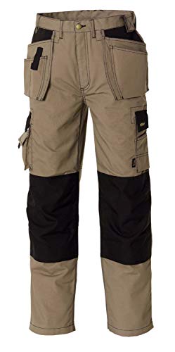 teXXor Arbeitshose Twill Bundhose T/C Panama Canvas Arbeitsbundhose khaki 27