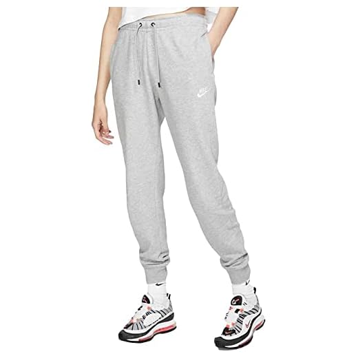 Nike Women's NSW Tight Fleece Varsity, Dark Grey Heather/Dark Steel Grey, Medium
