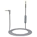 Replacement Audio Cable Cord Wire with in-line Microphone and Control Compatible with for Beats by Dr Dre Headphones Solo, Studio, Pro, Detox, Wireless (Gray)